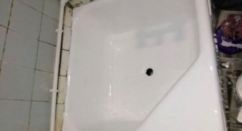 Обновление душевого поддона акрилом | Лефортово 